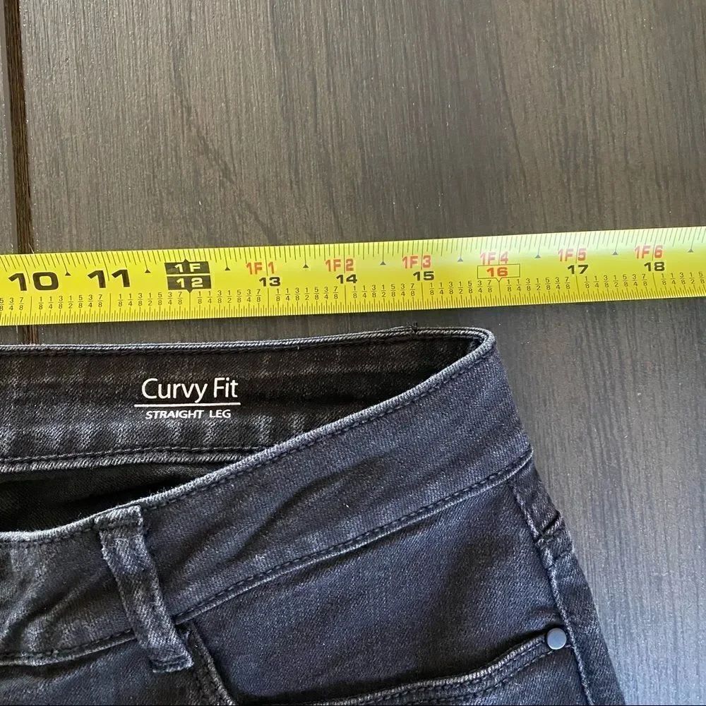 Croft & Barrow black wash size 32 Curvy fit straight leg - Picture 5 of 6